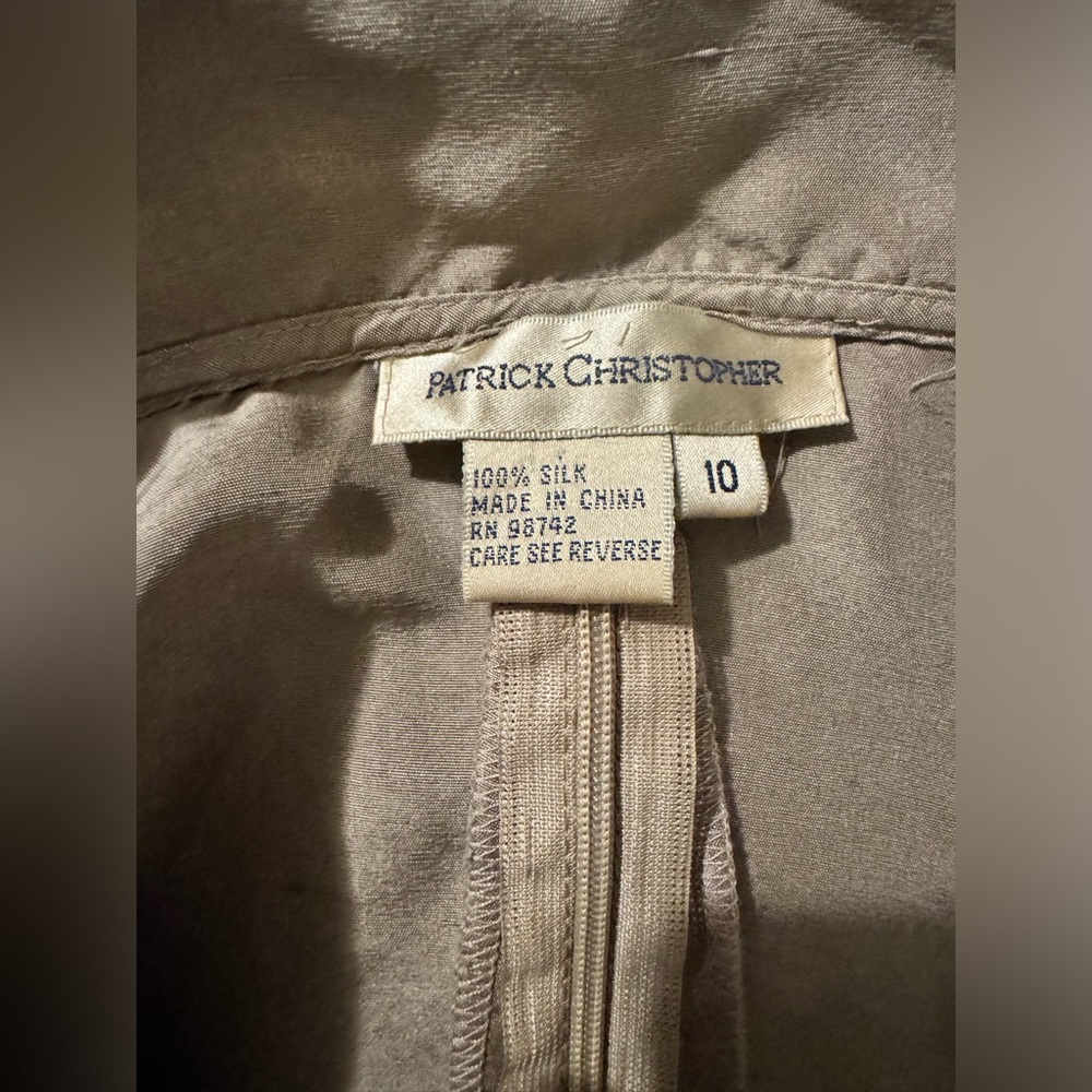 Patrick Christopher. Silk Blouse. - image 4